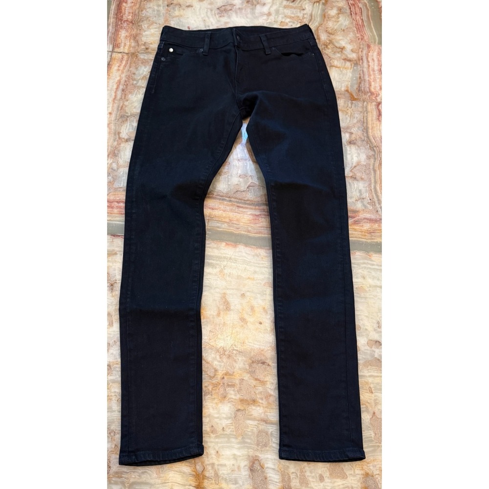 Denim & Supply Ralph Lauren Mens Skinny Jeans‎ Black Denim Regular Fit 30x32